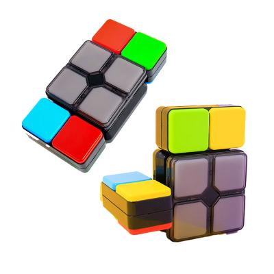 China Multi Modes Electronic Intelligent Music Magic Cube Toys Variable Unlimited Magic Cube 15.5*5*7.8cm Educational Parent-child Interaction for sale