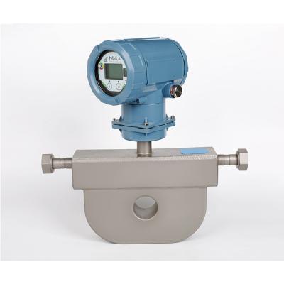 China ZL-CNG-15 Coriolis Mass Gasoline Heavy Oil High Temperature Medium Flow Meter for sale