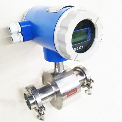 China Magetic Sensor LKG Small Size Electromagnetic Mud Water Flow Magnetic Flow Meter for sale