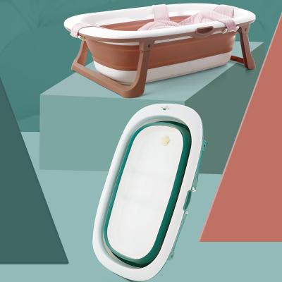 China Indoor Newborn Tubs Baby Bath Tub Kids Inflatable Folding Plastic Plastic Tub With Anti-skid Baby Tub for sale