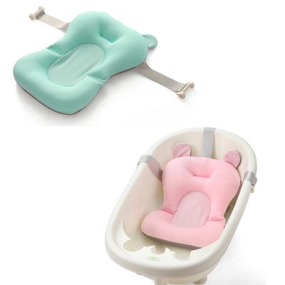 China Suitable for all baby bath tub pillow baby bath cushion and soft infant shower mat for support for sale