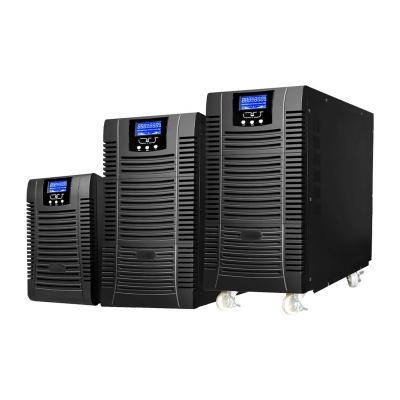 China Computer Single Phase Online Uninterruptible Power Supply / Networking 1KVA 2KVA 3KVA High Frequency UPS With Without Lead Acid Battery Digital Panel for sale