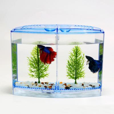 China Acrylic Betta Viable Fry Isolation Hatchery Reptile Cage Turtle Chamber Acrylic Bowl Fighting Fish Mini House Incubator Box For Double for sale