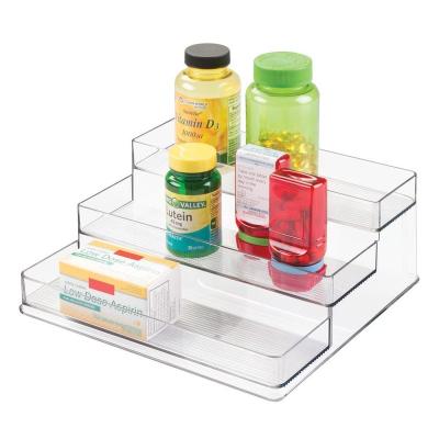 China 3-Tiered Acrylic Storage For Kitchen Pantry, Cabinet, Countertops - Large, Clear for sale