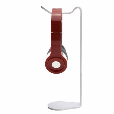 China Durable White Universal Acrylic Headset Earphone Stand Headset Holder Earbud Stand For Desktop Display Stand for sale