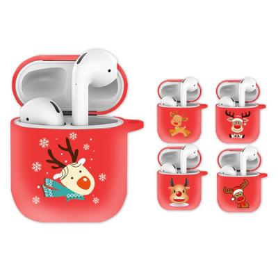 China Lightweight Custom Earphone Case Christmas TPU Waterproof Earphone Cover For Apple Air Pods Case for sale