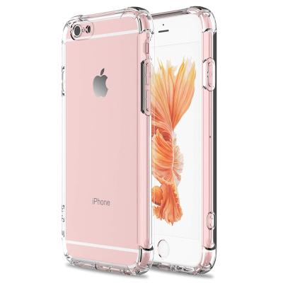 China IPhone 6 Premium Crystal Clear Case For TPU Shock Absorption Shock Absorption Anti-Scratch Soft Bumper Soft Cover Hybrid Protector 7 8 S plus X XR XS for sale