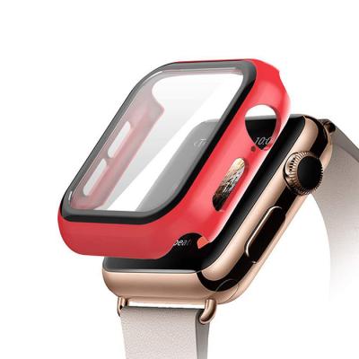 China Shockproof /dustproof Full Cover Watch Cover Device Screen Hard Case For Apple Watch Screen Protector Series 1 2 3 4 5 for sale