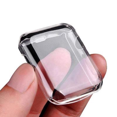 China Lightweight Shockproof Soft Watch Case TPU Smart Watch Full Protection Cover Device For Apple Watch for sale