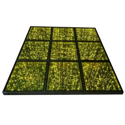 China Festival Romantic Warm Light Shiny Lead Glass Stage Dance Floor Decoration Lighting Party Wedding T Platform for sale