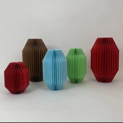 China Moden Foldable Paper Columns Wedding Pedestal Pillar Metal Cake Stands Acrylic Cylinder Party Decoration for sale