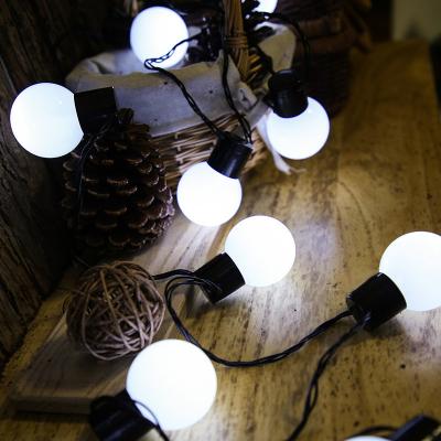 China Garland Fairy Led Lamp Romantic Gorgeous String Around Ball Christmas Decoration Lights Battery Box Small Bulb String for sale