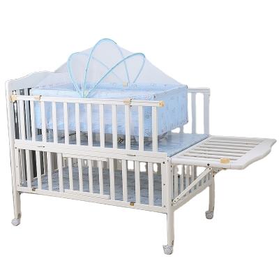 China Modern Wooden Crib Kids Bed Luxury Baby Cradle for sale