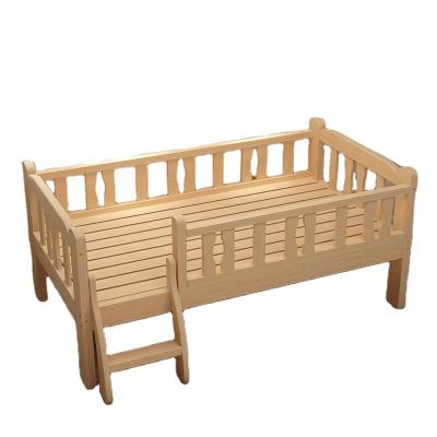 China Modern Wholesale Bunk Bed Solid Wood Height Adjustable Wooden Kids Bed for sale