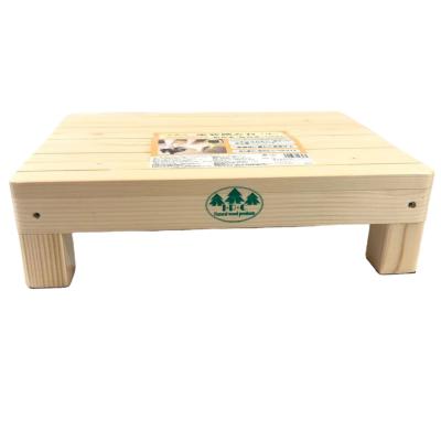 China Modern Square Dressing Anti-Slip Solid Pine Wood Sneak Wooden Bench Bath Bench for sale