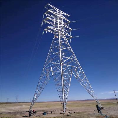 China High Voltage Electric Transmission Tower Communication Tower 10kv - 1100kv for sale