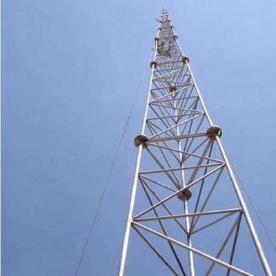 Cina Le Telecomunicazioni della galvanizzazione della immersione calda si elevano per il GSM con l'albero netto Palo dell'antenna in vendita