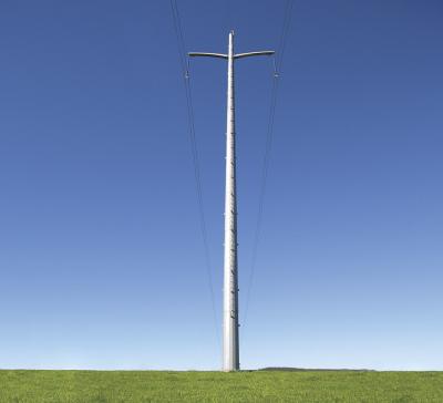 China Torre de poste del acero de la transmisión 230KV de la electricidad de ASTM A36 en venta