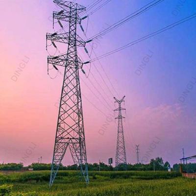 China 10M-100M Lattice High Voltage Transmission Towers Steel Tube Steel Lattice Tower for sale