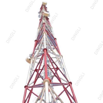 China Van het het Roosterstaal van de 30 Meter de Mobiele Telecommunicatie Toren Q235 Q345 Matieral Te koop