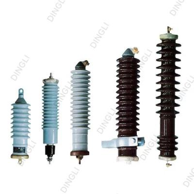 China 11kv 12kv High Voltage Lightning Arrester Metal Oxide Polymer Surge Protector Arrester for sale