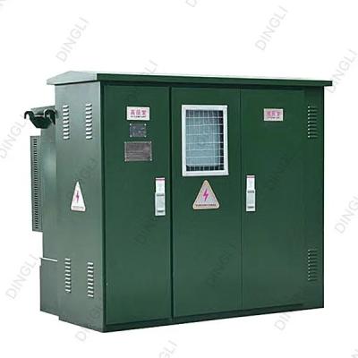 China Metal móvil de la subestación del transformador de 400KVA 630KVA 10kV 0.4kV - revestido en venta