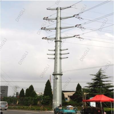 China Top Quality Steel pipes Electric Power Towers Transmission Line Steel Pole Tower for sale