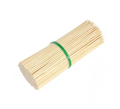 China Easily Cleaned 40 Cm Bamboo Skewers Bamboo Stick For BBQ Using Grill Skewer for sale