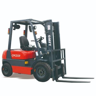 China 2.0 T Diesel Forklift Truck Lift Height 3m 3.5m 4m 4.5m 5m 5.5m 6m 6.5m 7m Worldwide for sale