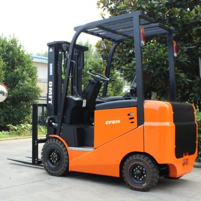 China Electric Battery Forklift with Solid Tires and Side Shift 2 Ton Free Battery Charger for sale