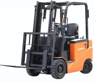 China Omft Forklift 1.5t Electric Forklift with 3m 4.5m 6m Full Free Mast Ce ISO Steel Rubber for sale