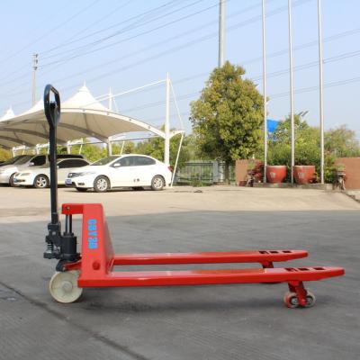 China 1ton 1.5ton 2ton 2.5ton 3ton 3.5ton CBY Manual Pallet Truck Hand Hydraulic Pallet Jack in Red for sale