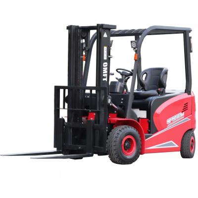 China CE Certified CPD25M 2.5 Ton Electric Forklift with Steel and Rubber Material Handling for sale