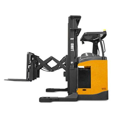 China Electric Pallet Reach Truck Telescopic Stacker Truck for Safe and Easy Pallet Stacking for sale