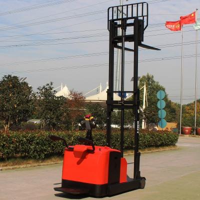 China 1.5 T Electric Pallet Stacker with Lift Height 2000-4000mm 2 M-4 M and Wheelbase 1412mm for sale