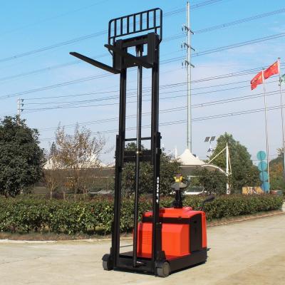 China Battery 24V/210ah 1.5 Ton Electric Counterbalance Pallet Stacker Lifting Height 3500mm for sale