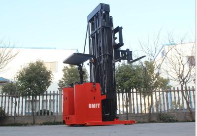 China CDD10/15M Steel PU 1000kg 1500kg VNA 3ways Reach Truck Forklift with Side Slide Battery for sale