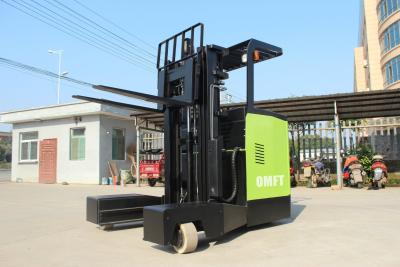 China Electric Forklift for Narrow Aisles 1.5-2 Ton Fork Size 1070X100X35mm and Side-Loading for sale