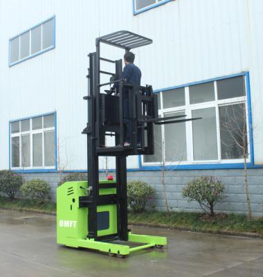 China 24V/300ah Battery Electric Order Picker 1 Ton 1.5ton with Min. Turning Radius 1700mm for sale