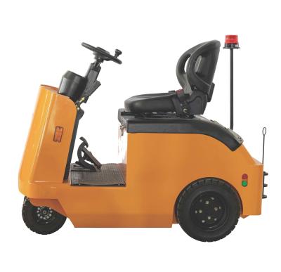 China Tubeless Tire Design Electric Power Steering Mini Compact Warehouse Baggage Tow Tractor for sale