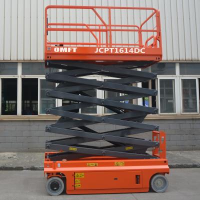 China Middle-Level Carrying Capacity Scissor Lifting Platform on Tracks Load Capacity 230-450kg for sale