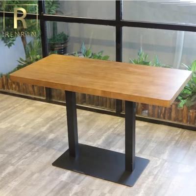 China Cheap Coffee Restaurant Dining Tables Solid Wood Wooden Coffee Table for sale