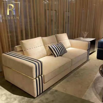 China Modern Stylish Home Fabric Sofa Set Modern Furniture Luxury Used New Design Kids Cream Chesterfield Sofa for sale