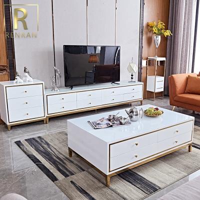 China Modern Design Modern Living Room Furniture Wooden Coffee Table MDF Center Table Furniture for sale