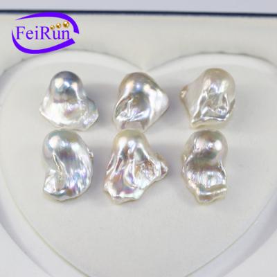 China Decoration FEIRUN 30mm Huge Good Quality Huge Baroque Genuine Freshwater Loose Pearl Beads for sale