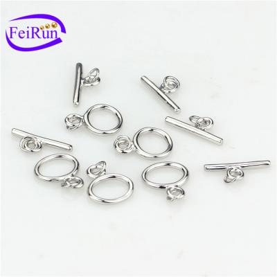 China FEIRUN Fashion 925silver Women Toggle Clasp, Unique Jewelry Clasps, Small Metal Clasp WWW426 for sale