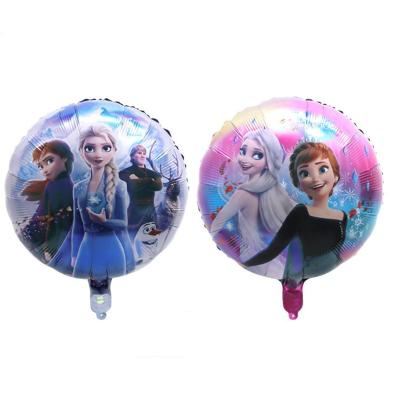 China Frozen Princess Elsa Anna Olaf Movie Character Party Set Cartoon Party Set Double Sided 18inch Foil Balloons Birthday Party Decorations for sale