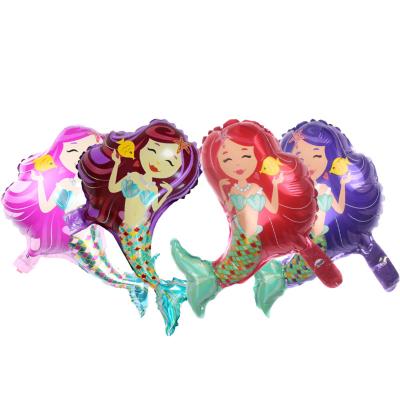 China Princess Mermaid Foil Balloons Party Set Cartoon Movie Characters Party Set Birthday Party Decorations for sale