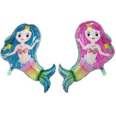 China Princess Mermaid Foil Balloons Party Set Cartoon Movie Characters Party Set Birthday Party Decorations for sale