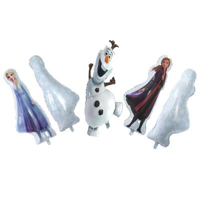 China Party Set Frozen Princess Elsa Anna Olaf Foil Balloons Cartoon Movie Characters Party Set Birthday Party Decorations for sale